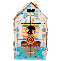 Drewniana tablica Pirate z certyfikatem EN71 CE — bezpieczna zabawka