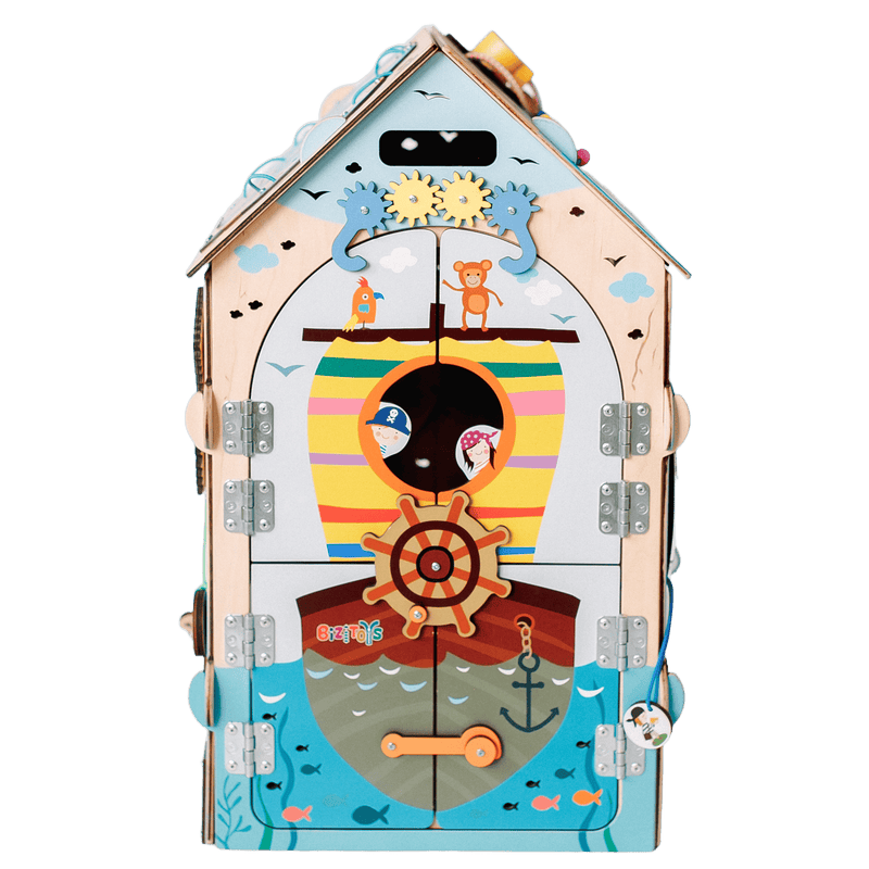 Drewniana tablica Pirate z certyfikatem EN71 CE — bezpieczna zabawka - 13