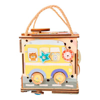 Babes zabawka Montessori — ścianka z aktywnościami