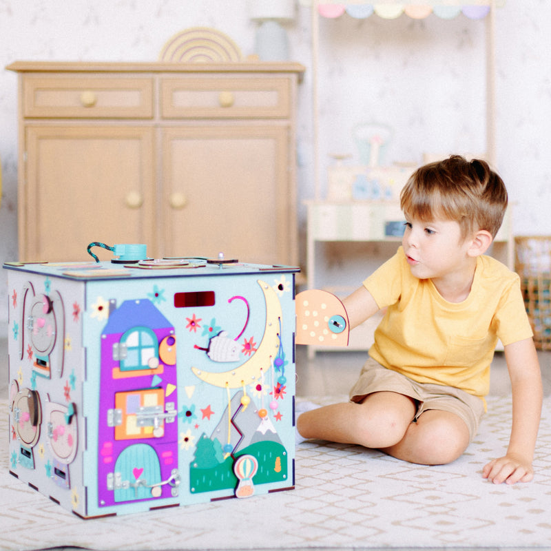 XL drewniana zabawka — infografika aktywności edukacyjnych - 8