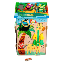 Jungle zabawka edukacyjna — szczegóły elementów sensorycznych