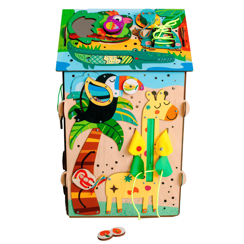 Jungle zabawka edukacyjna — szczegóły elementów sensorycznych - 14