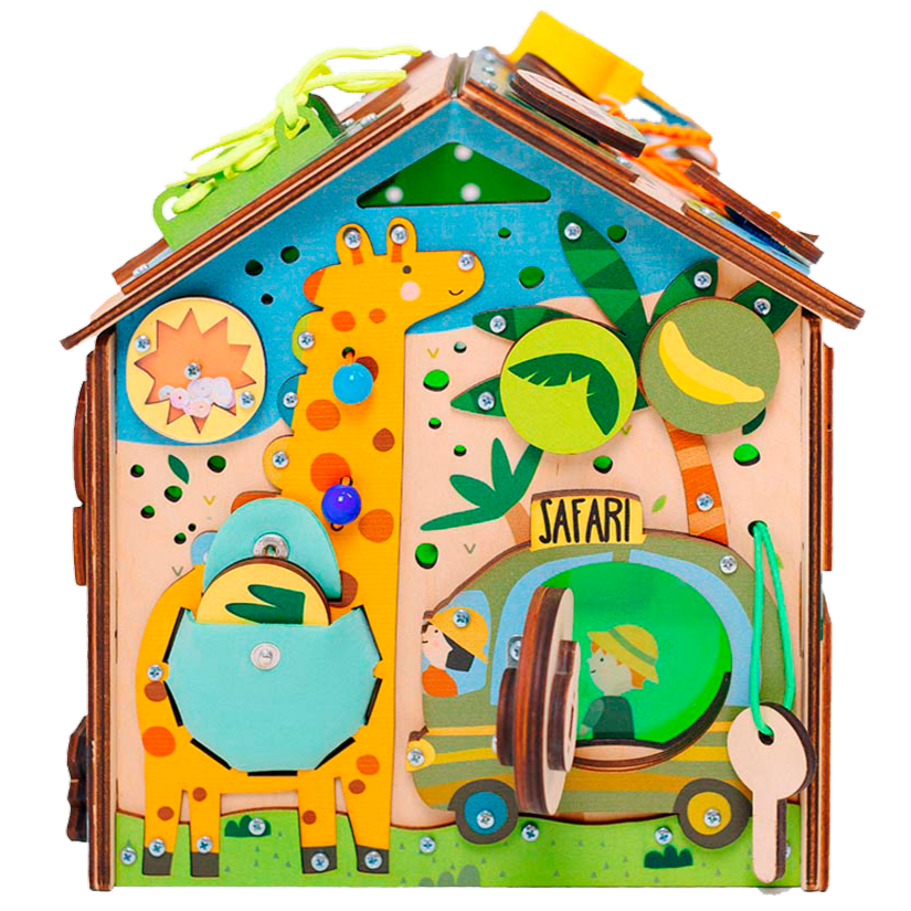 Safari zabawka Montessori — dziecko bawi się zabawką - 5