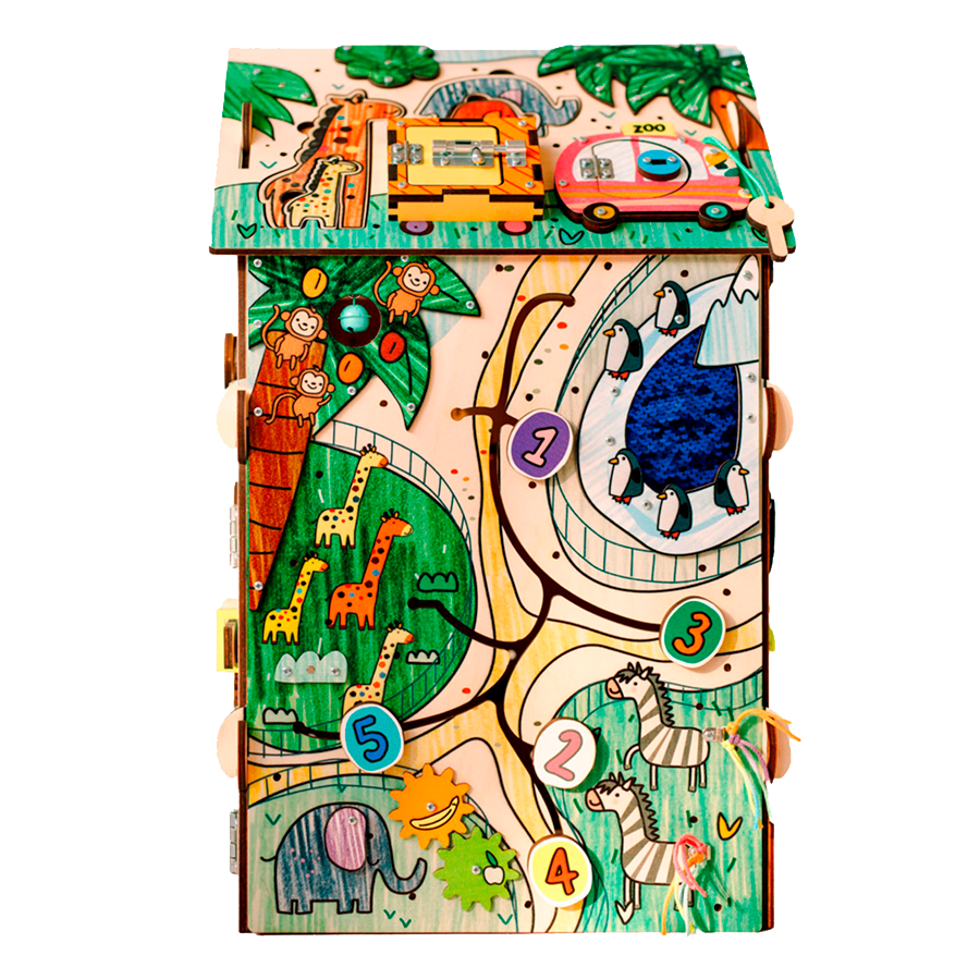 ZOO zabawka Montessori — dziecko bawi się zabawką - 5