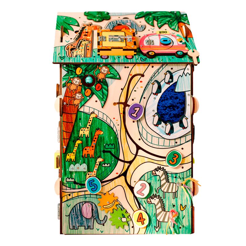 ZOO zabawka Montessori — dziecko bawi się zabawką - 5