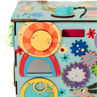 XL duża kostka edukacyjna — widok z góry dach