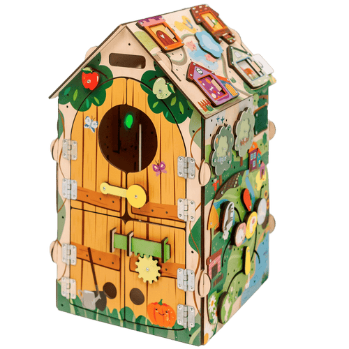 Tablica Sensoryczna Farm — Prezent dla Dziecka Zwierzęta 1+