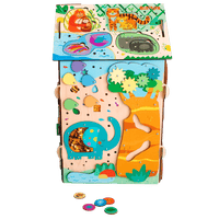 Jungle drewniana zabawka — porównanie rozmiarów