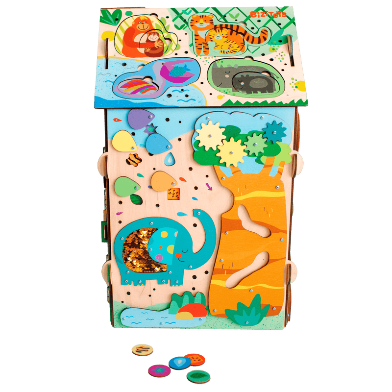 Jungle drewniana zabawka — porównanie rozmiarów - 15