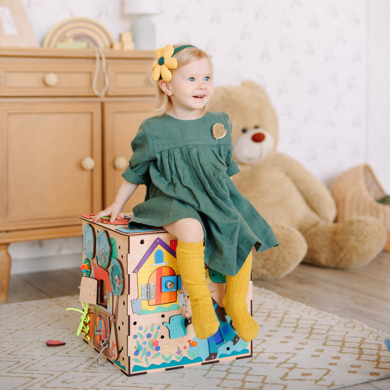 XL drewniana zabawka — infografika aktywności edukacyjnych - 8