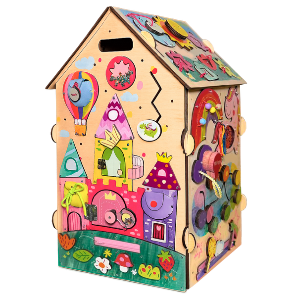 Tabla de Actividades Princesa — Madera Montessori 1+