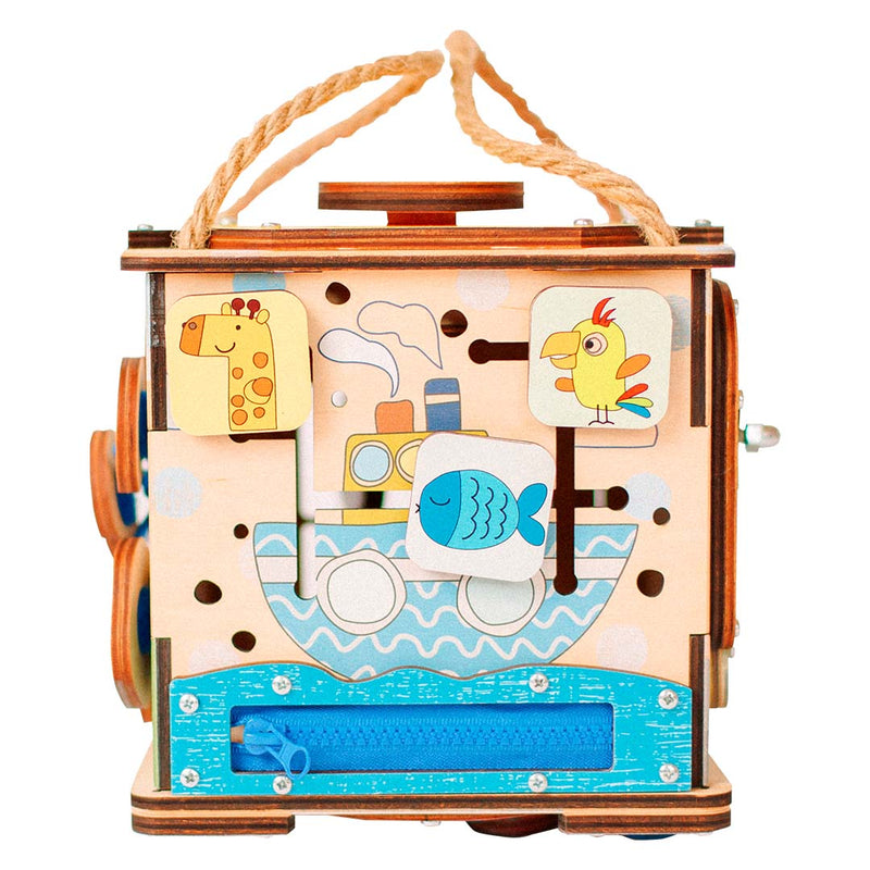 Mini Cube Babes Friends widok z boku — kompaktowa kostka edukacyjna 16 cm - 2