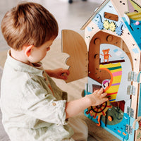 Busy House Pirate wnętrze domku — LED podświetlenie pirackiej przygody