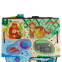 Jungle tablica sensoryczna — widok z góry dach