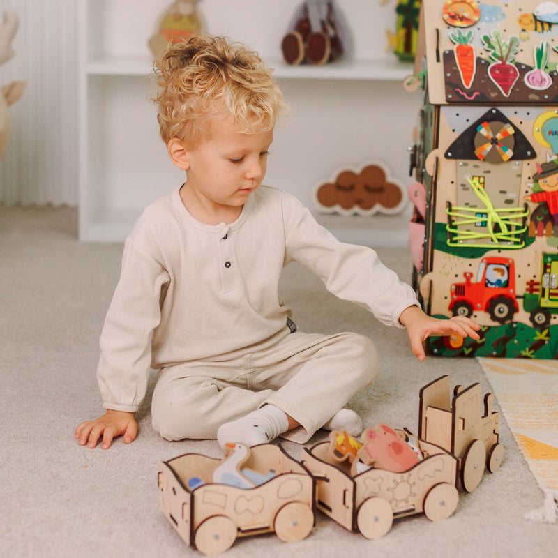 Farm zabawka edukacyjna — szczegóły elementów sensorycznych - 14