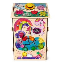 Tablica manipulacyjna Princess ścianka zamek — zabawka edukacyjna dla dziewczynki