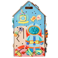 Space tablica manipulacyjna — paleta kolorów i materiały